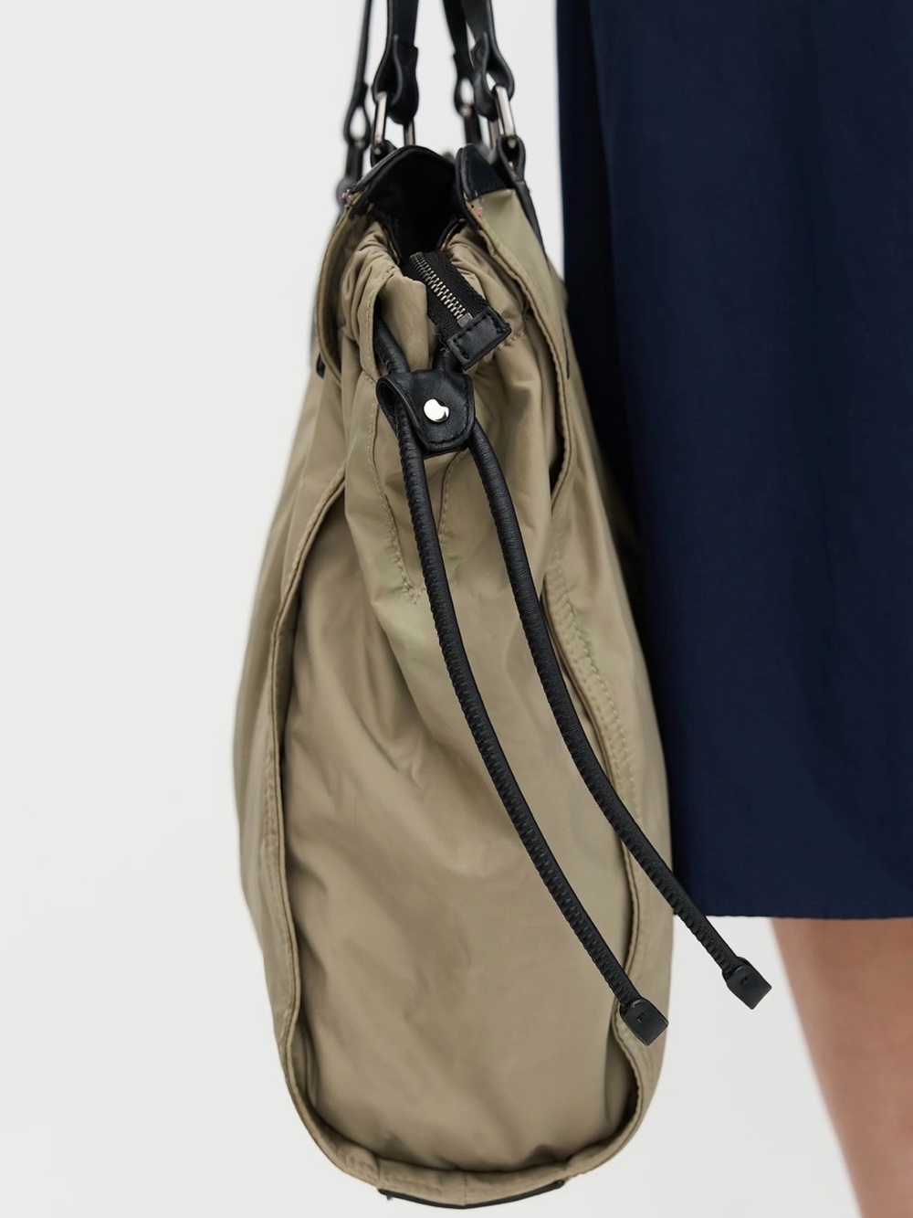 Burberry Spacious Taupe Tote with Black Handles - Picture 3 of 10